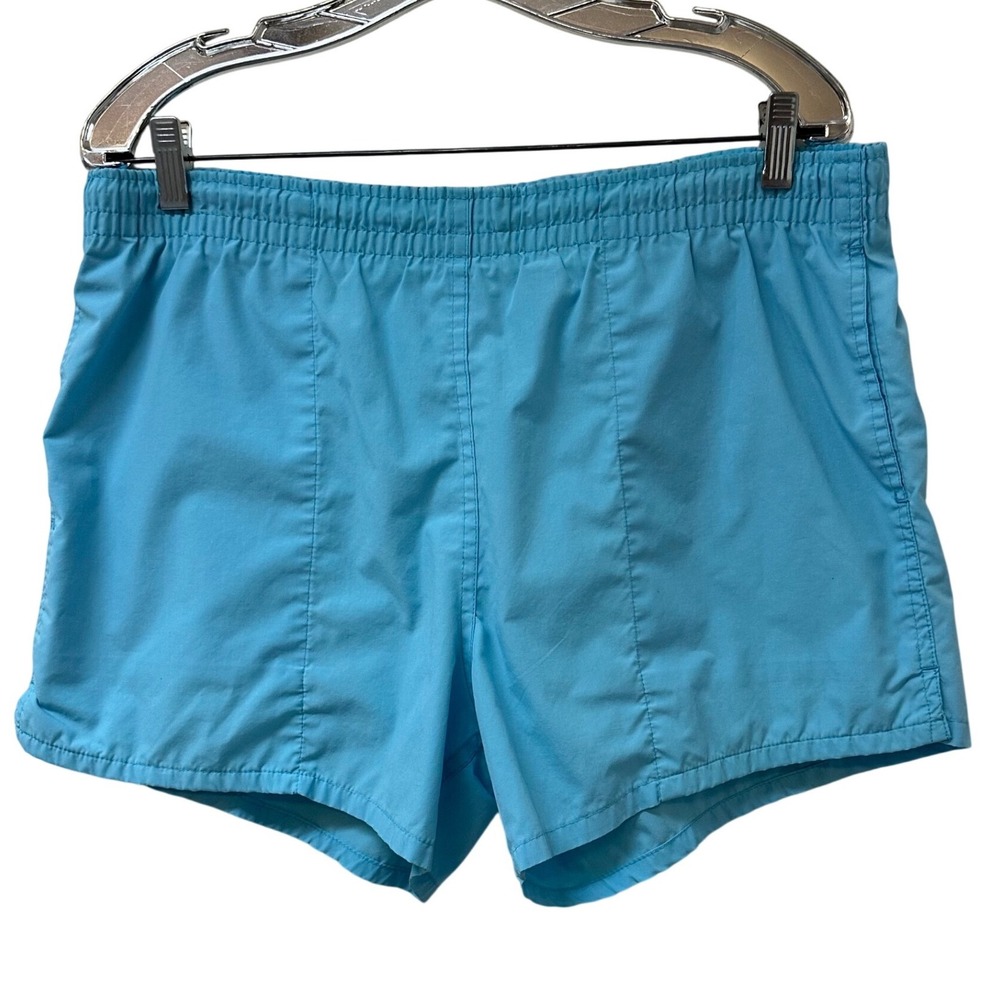 Jockey Summer Shades Shorts Mens Medium Blue Vintage Mesh Liner Swim Run